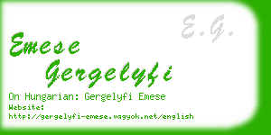 emese gergelyfi business card